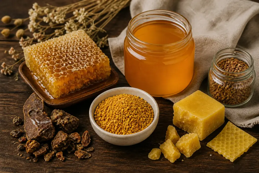 Пчелопродукты: какие бывают, полный перечень